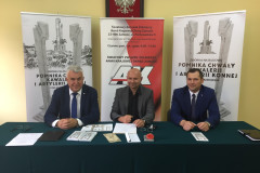 Budowa Pomnika Chwały Kawalerii i Artylerii Konnej - konferencja prasowa, 30.07.2018