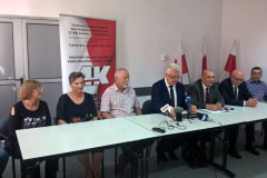 Konferencja prasowa z Rodziną Klukowskich w Delegaturze LUW w Zamościu, 22.07.2019, fot. MAD