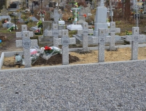 Miejsce pamięci żołnierzy września 1939 na cmentarzu w Dubie – gmina Komarów-Osada - po remoncie