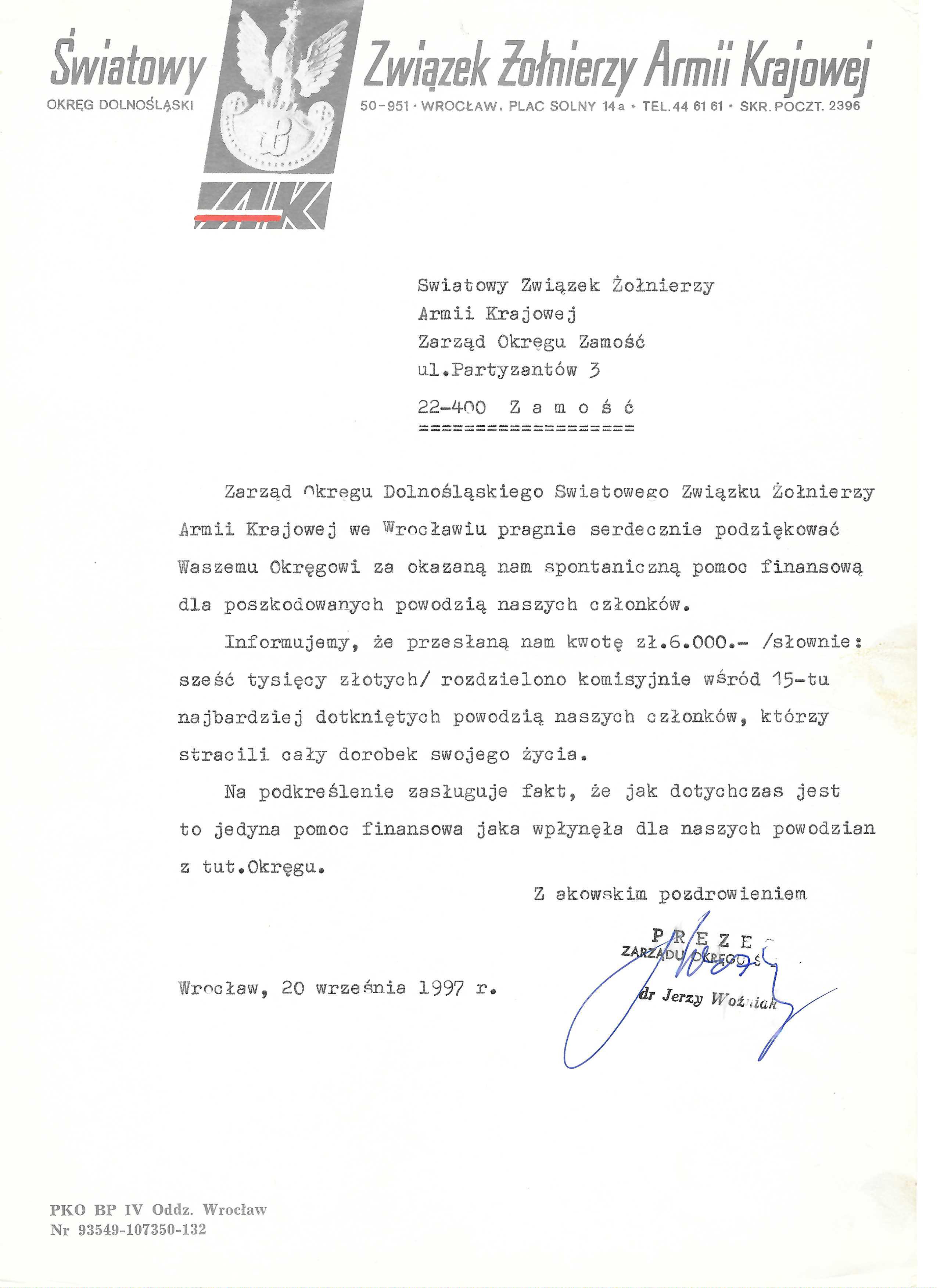 AK_Podziekowanie_Okreg-Dolnoslaski-1997