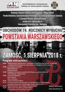 obchody powstania warszawskiego zamość
